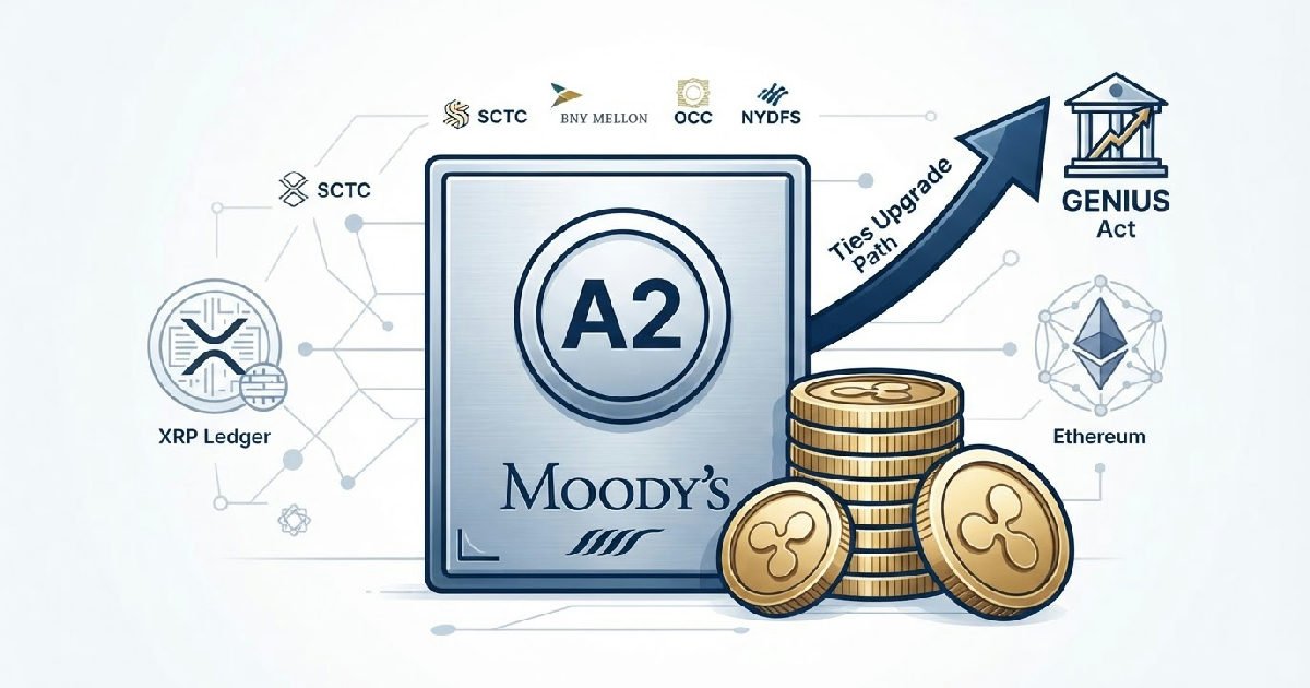 Ties Upgrade Path: moody's rates ripple usd a2 stablecoin