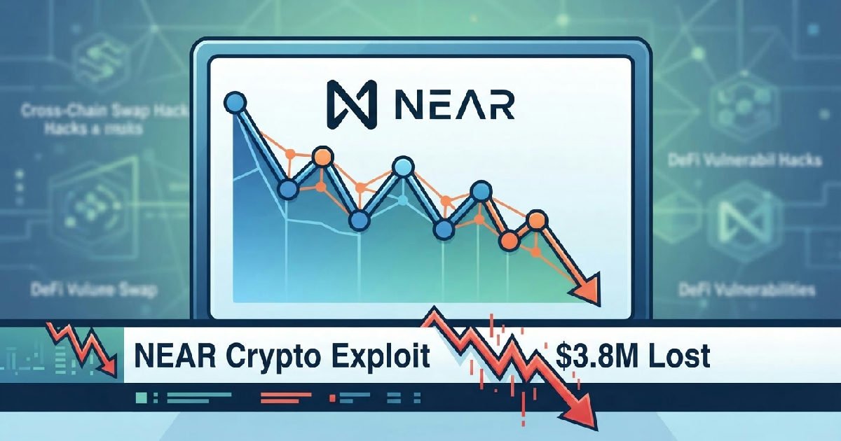 NEAR crypto exploit causes 9% drop after $3.8M Intents hack