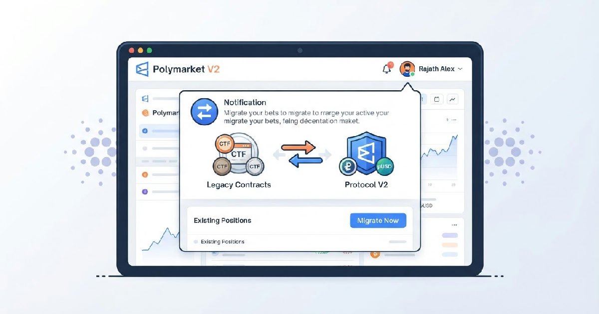 Polymarket Protocol V2 launches; users must migrate bets