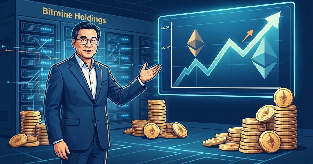 Bitmine Holdings Swell Past: tom lee eyes $10000 ethereum as bitmine holdings swell