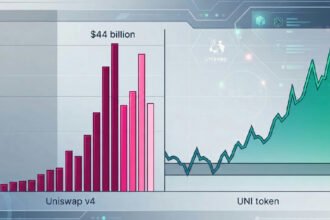 Uniswap v4 volume hits $44 billion as UNI token rallies