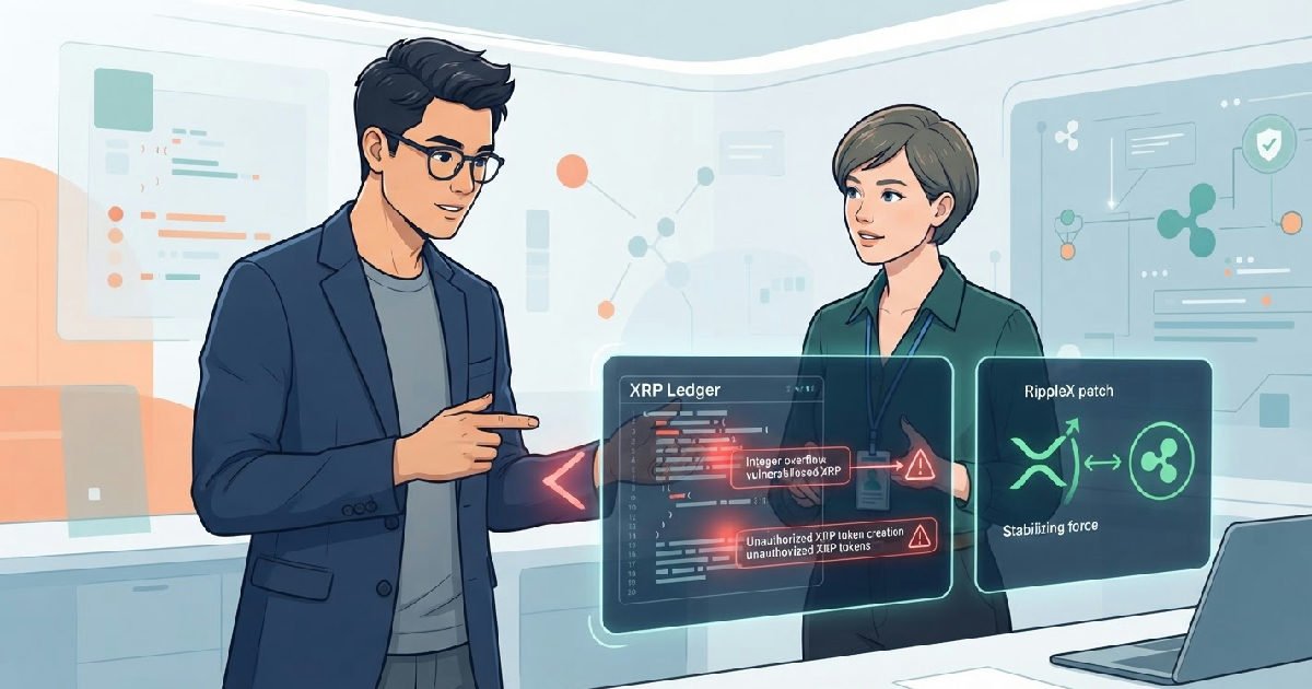 RippleX patches XRP Ledger bug found by Cayden Liao and Veria AI
